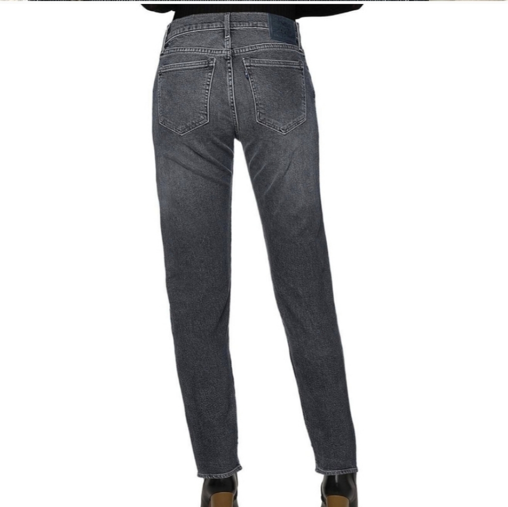 Levi's Made & Crafted Cigarette Slim Mid Rise Cropped Ankle Jeans Size 2… - Picture 4 of 14